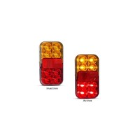 LED AUTOLAMPS COMBINATION TRAILER LAMPS 12V ONLY 2PC
