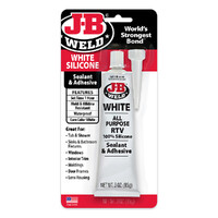 JB WELD WHITE RTV SILICONE SEALANT 85G