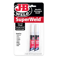 JB WELD SUPERWELD SUPER GLUE 2G 2PC