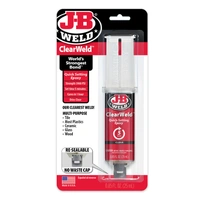JB Weld Clear Weld Epoxy Glue 25ml Syringe