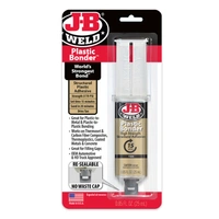 JB Weld Plastic Bonder Epoxy Glue 25ml Syringe
