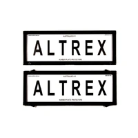 Altrex 6-Figure Number Plate Cover Set (No Lines)