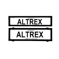 ALTREX 6 FIGURE PREMIUM NUMBER PLATE COVER SET 