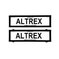 Altrex 6-Figure Premium Number Plate Cover Set (Premium Dual)