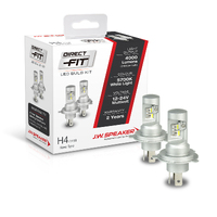 JW SPEAKER H4 LED DIRECT FIT HEADLIGHT GLOBE KIT