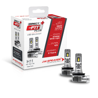 JW SPEAKER H8/H9/H11/H16 LED DIRECT FIT PLUS GLOBE KIT