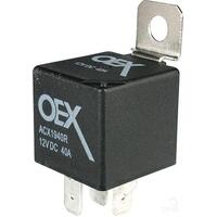 OEX 12V 40A 5 PIN MINI RELAY NORMALLY OPEN