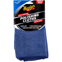 MEGUIARS POLISH CLOTH BLUE TRIPLE PACK