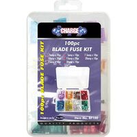 CHARGE STANDARD BLADE FUSE KIT 100PC