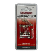 VOLTFLOW GLASS FUSE KIT 10PC