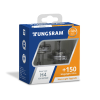 TUNGSRAM H4 +150 MEGALIGHT ULTRA GLOBE 12V 60/55W 