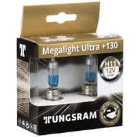 TUNGSRAM H11 +130 MEGALIGHT ULTRA GLOBE 12V 55W