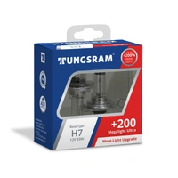 Tungsram H7 +200 Megalight Ultra Halogen Globe 12v 55W 