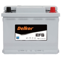 DELKOR LN2-60EFB / DIN55H ENHANCED FLOODED BATTERY